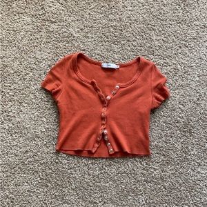 Adika button up baby tee